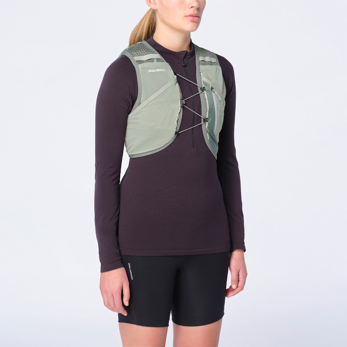 SALOMON ACT SKIN 8 NO FLASKS サロモン アクト スキン 8 ノー フラスクス LC2205300【メンズ バックパック ランニング用リュック フィット性 通気性 快適 26FW】