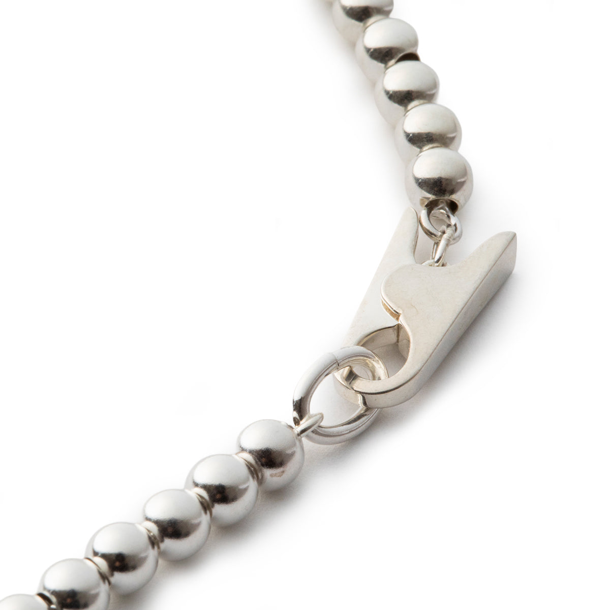 KNOWHOW Clip Necklace / Asymmetry Ball Chain ノウハウ クリップネックレス/アシンメトリーボールチェーン K1312139【レディース ユニセックス 26SS】