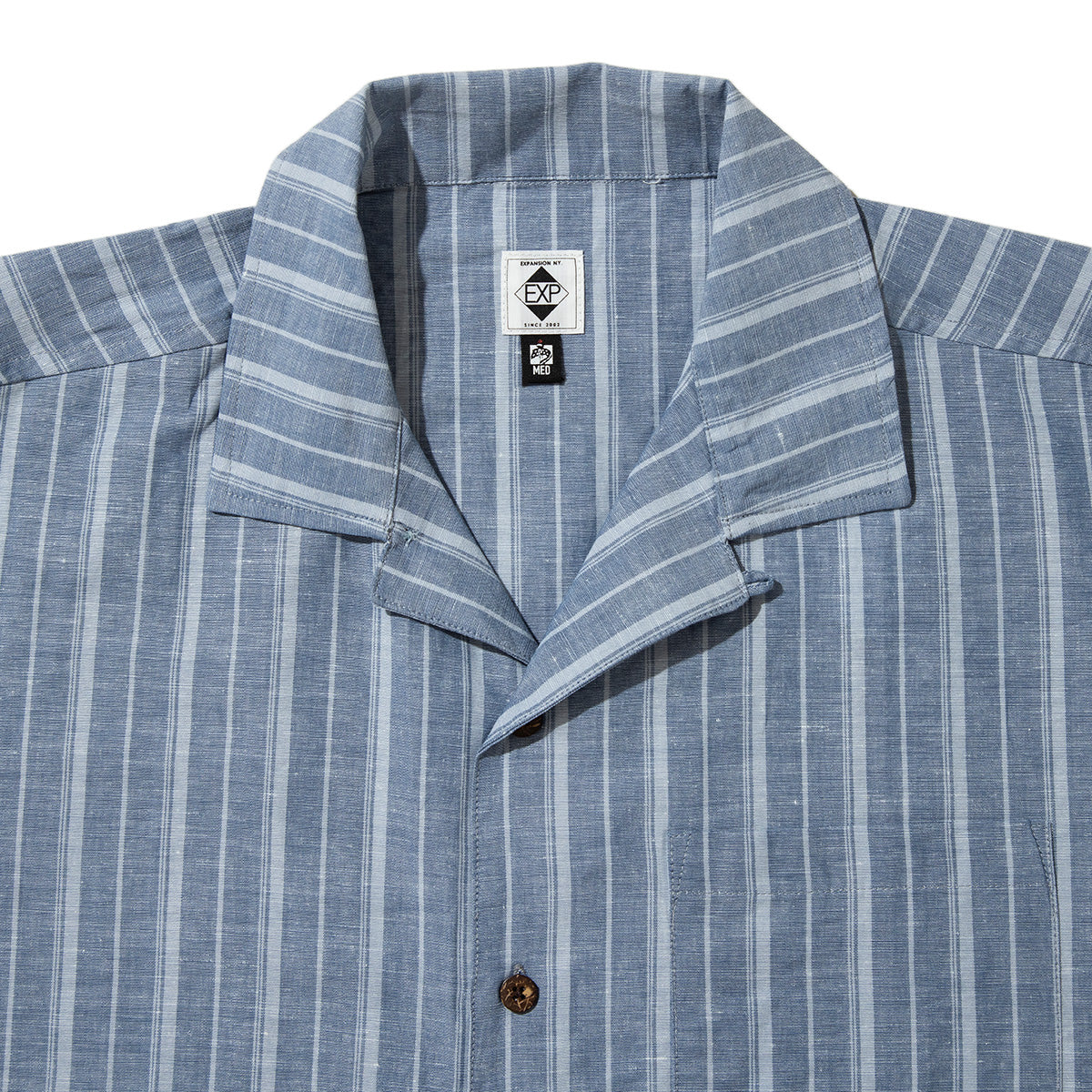 EXPANSION NEW YORK Brooklyn Luxor Shirts エクスパンション ニューヨーク ブルックリン ルクソール シャツ 011【メンズ 平織り生地 通気性 セットアップ 26SS】