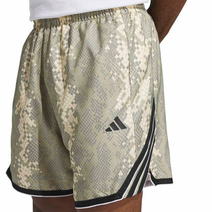 ADIDAS ADIDAS CRAZY LIGHT ALL-OVER ANIMAL PRINT SHORTS アディダス クレイジーライト 全面アニマル柄 ショーツ QU122【メンズ バスケットボールショーツ スポーツショーツ 吸汗速乾 通気性 26FW】