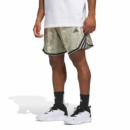 ADIDAS ADIDAS CRAZY LIGHT ALL-OVER ANIMAL PRINT SHORTS アディダス クレイジーライト 全面アニマル柄 ショーツ QU122【メンズ バスケットボールショーツ スポーツショーツ 吸汗速乾 通気性 26FW】