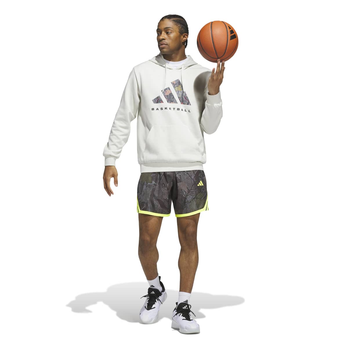 ADIDAS ADIDAS CRAZY LITE CAMO AOP SHORT アディダス アディダス クレイジー ライト カモ AOP ショーツ TX619【メンズ バスケットボールショーツ スポーツショーツ 吸汗速乾 通気性 26FW】