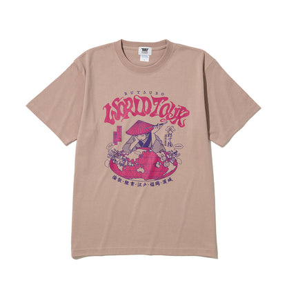 坩堝 WORLD TOUR S/S T-SHIRTS (YU SUDA ) RUTSUBO ワールドツアー ショートスリーブ Tシャツ(ユウ・スダ) R26-SMU-KT1【メンズ 音楽ツアー Tシャツ ストリートファッション 26SS】