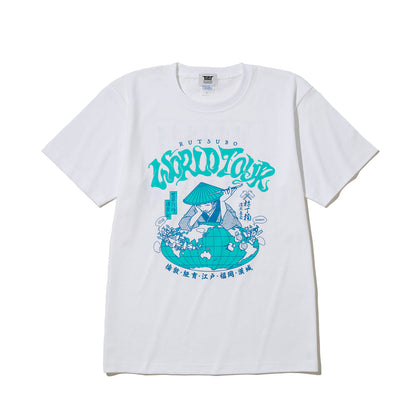 坩堝 WORLD TOUR S/S T-SHIRTS (YU SUDA ) RUTSUBO ワールドツアー ショートスリーブ Tシャツ(ユウ・スダ) R26-SMU-KT1【メンズ 音楽ツアー Tシャツ ストリートファッション 26SS】