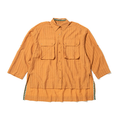 ANNA SUI NYC Bohemian Stripe Shirt アナスイ エヌワイシー ボヘミアンストライプシャツ 16111405【レディース レーヨン素材 羽織 26SS】