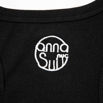 ANNA SUI NYC Cut-Off Tank Top アナスイ エヌワイシー カットオフタンクトップ 16115403【レディース コットン素材 アシンメトリー 26SS】