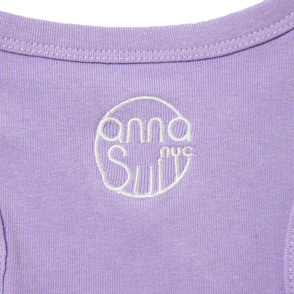 ANNA SUI NYC Cut-Off Tank Top アナスイ エヌワイシー カットオフタンクトップ 16115403【レディース コットン素材 アシンメトリー 26SS】