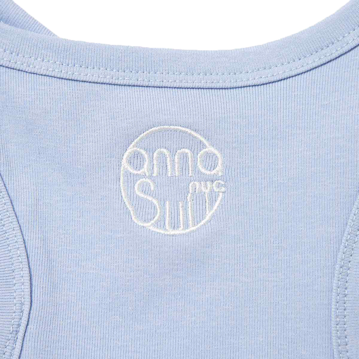 ANNA SUI NYC Cut-Off Tank Top アナスイ エヌワイシー カットオフタンクトップ 16115403【レディース コットン素材 アシンメトリー 26SS】