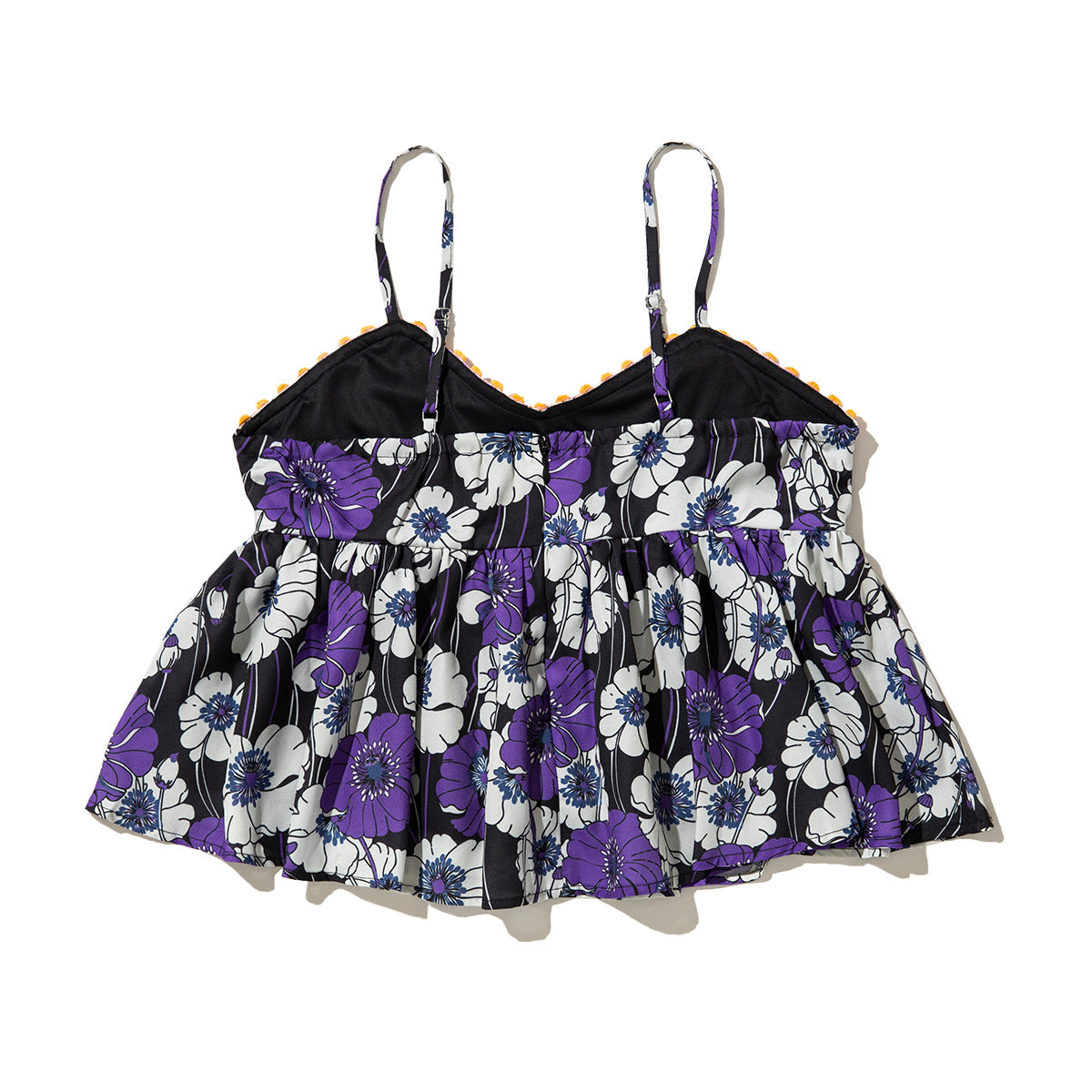 ANNA SUI NYC SUMMER RETRO FLORAL CAMISOLE アナスイ エヌワイシー サマーレトロフラワーキャミソール 16118407【レディース キャミソール レディース 夏トップス フレアトップス ギャザートップス 26SS】