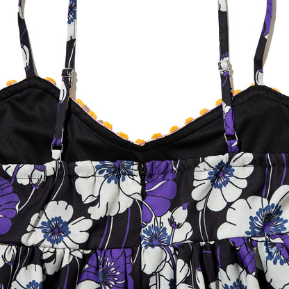 ANNA SUI NYC SUMMER RETRO FLORAL CAMISOLE アナスイ エヌワイシー サマーレトロフラワーキャミソール 16118407【レディース キャミソール レディース 夏トップス フレアトップス ギャザートップス 26SS】
