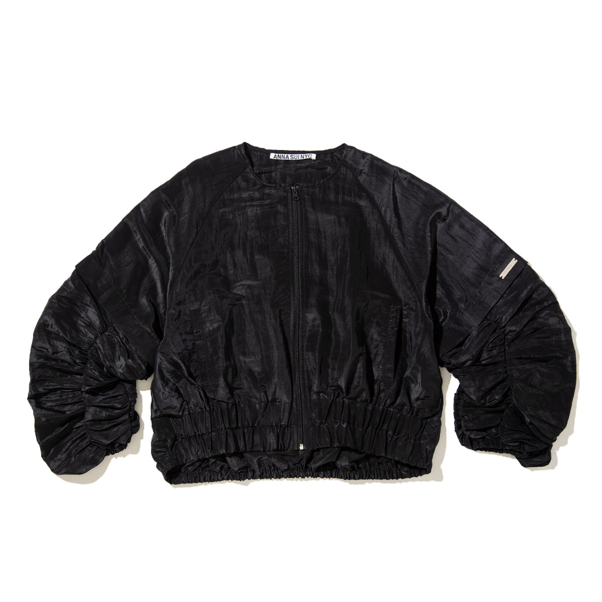 ANNA SUI NYC GATHERED 2-WAY BLOUSON アナスイ エヌワイシー ギャザー2WAYブルゾン 16121415【レディース ライトアウター レディース ブルゾン レディース シアーアウター 26SS】
