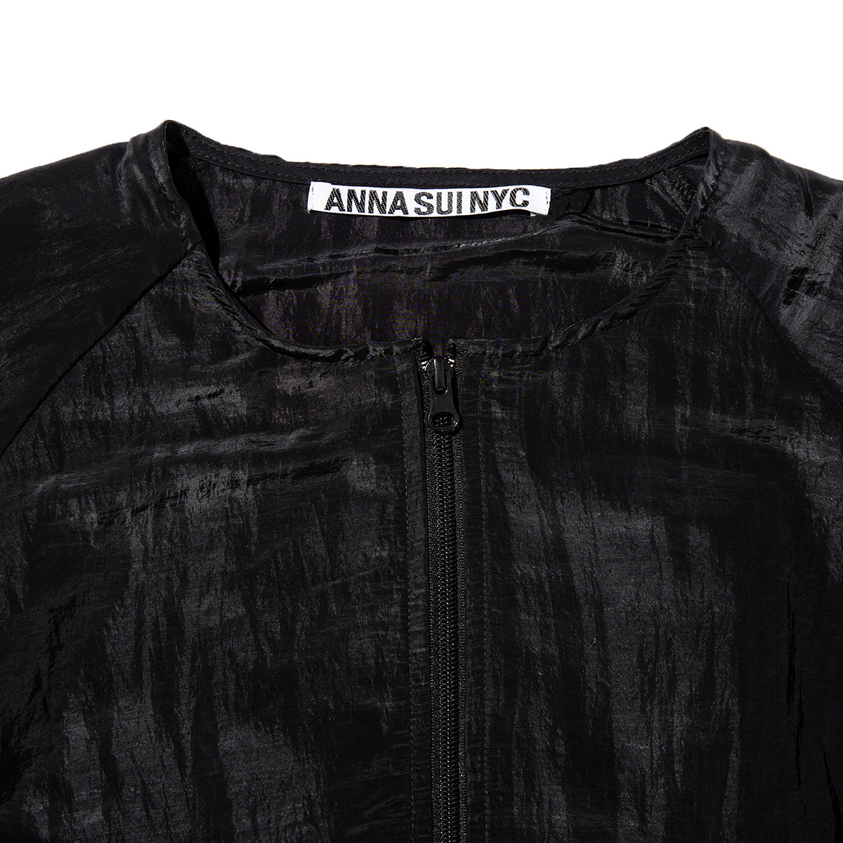 ANNA SUI NYC GATHERED 2-WAY BLOUSON アナスイ エヌワイシー ギャザー2WAYブルゾン 16121415【レディース ライトアウター レディース ブルゾン レディース シアーアウター 26SS】