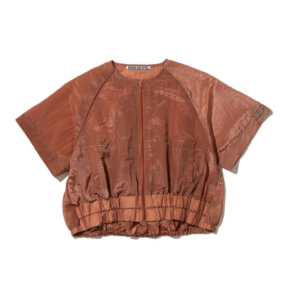 ANNA SUI NYC GATHERED 2-WAY BLOUSON アナスイ エヌワイシー ギャザー2WAYブルゾン 16121415【レディース ライトアウター レディース ブルゾン レディース シアーアウター 26SS】