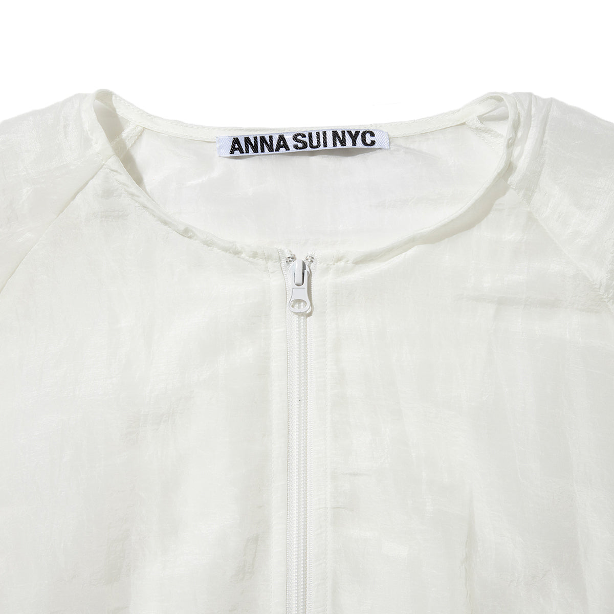 ANNA SUI NYC GATHERED 2-WAY BLOUSON アナスイ エヌワイシー ギャザー2WAYブルゾン 16121415【レディース ライトアウター レディース ブルゾン レディース シアーアウター 26SS】