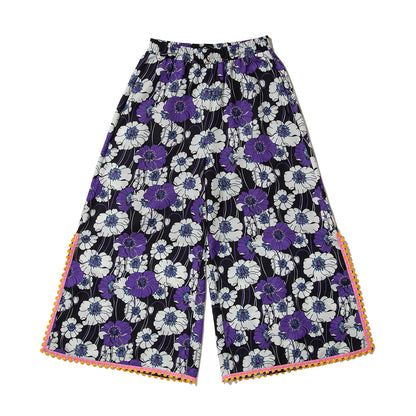 ANNA SUI NYC SUMMER RETRO FLORAL EASY PANTS アナスイ エヌワイシー サマーレトロフラワーイージーパンツ 16130408【レディース イージーパンツ レディース ワイドパンツ レディース リラックスパンツ 26SS】