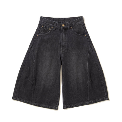 ANNA SUI NYC Denim Line Half Pants アナスイ エヌワイシー デニムラインハーフパンツ 16132409【レディース デニム ルーズシルエット 26SS】