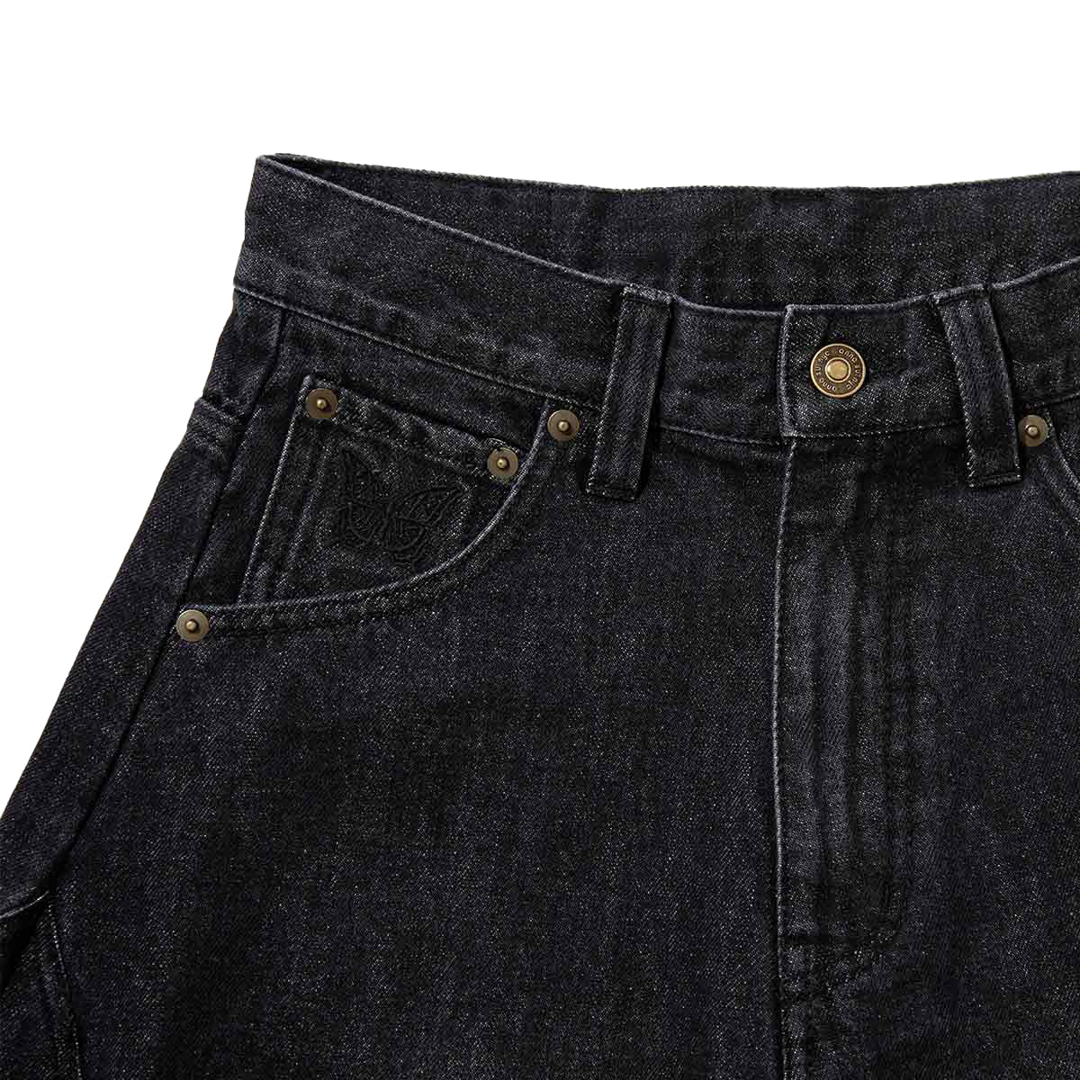 ANNA SUI NYC Denim Line Half Pants アナスイ エヌワイシー デニムラインハーフパンツ 16132409【レディース デニム ルーズシルエット 26SS】