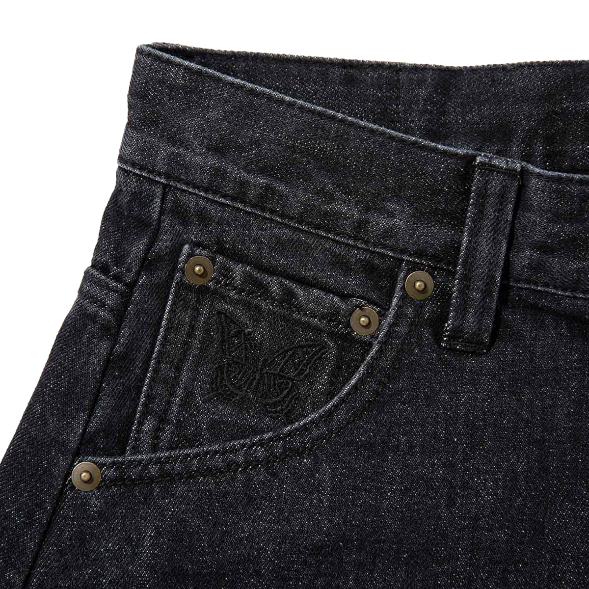 ANNA SUI NYC Denim Line Half Pants アナスイ エヌワイシー デニムラインハーフパンツ 16132409【レディース デニム ルーズシルエット 26SS】