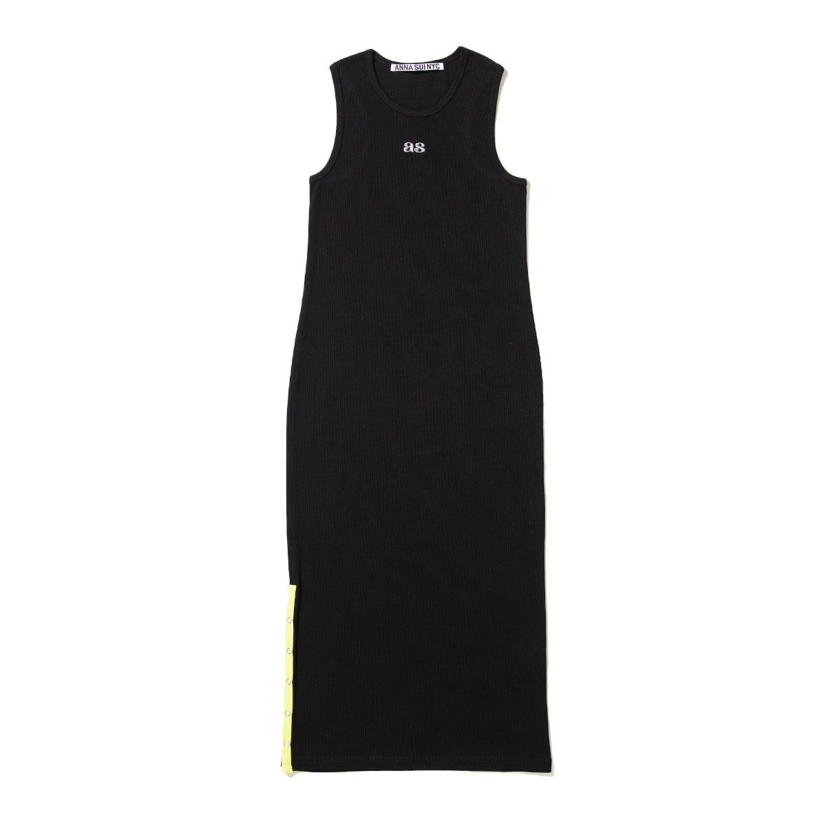 ANNA SUI NYC CONTRAST COLOR SLIT TANK DRESS アナスイ エヌワイシー 配色スリットタンクワンピース 16140404【レディース タンクワンピース レディース ノースリーブワンピース 26SS】