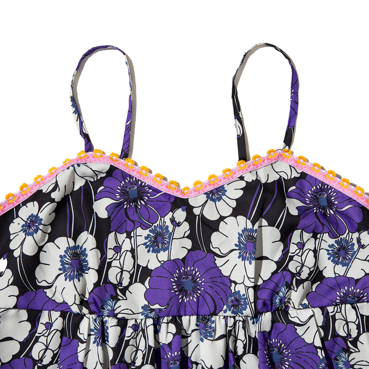 ANNA SUI NYC SUMMER RETRO FLORAL CAMI DRESS アナスイ エヌワイシー サマーレトロフラワーキャミドレス 16140406【レディース キャミワンピース レディース フレアワンピース 夏ワンピース エンパイアラインワンピース 26SS】