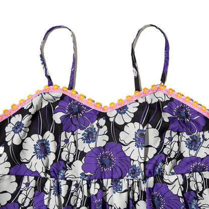 ANNA SUI NYC SUMMER RETRO FLORAL CAMI DRESS アナスイ エヌワイシー サマーレトロフラワーキャミドレス 16140406【レディース キャミワンピース レディース フレアワンピース 夏ワンピース エンパイアラインワンピース 26SS】