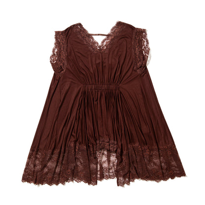 ANNA SUI NYC Irregular Hem Doll Tunic アナスイ エヌワイシー イレギュラーへムドールチュニック 16140413【レディース ヴィンテージライク ボリュームシルエット 26SS】