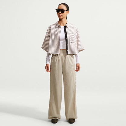 NIKE Loose Mid-Rise Lace Track Pants ナイキ ルーズ ミッドライズ レース トラックパンツ IU1984【レディース スポーツウェア トラックパンツ ナイロンパンツ ドローコード付き 26FW】