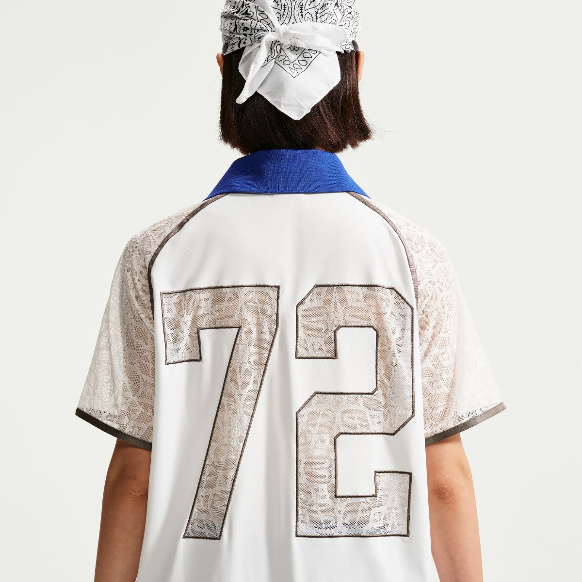 NIKE Women's Lace Polo Jersey Top ナイキ ウィメンズ レース ポロ ジャージー トップ IW1088【レディース スポーツスタイル レースデザイン ロゴデザイン ボクシーシルエット 26FW】