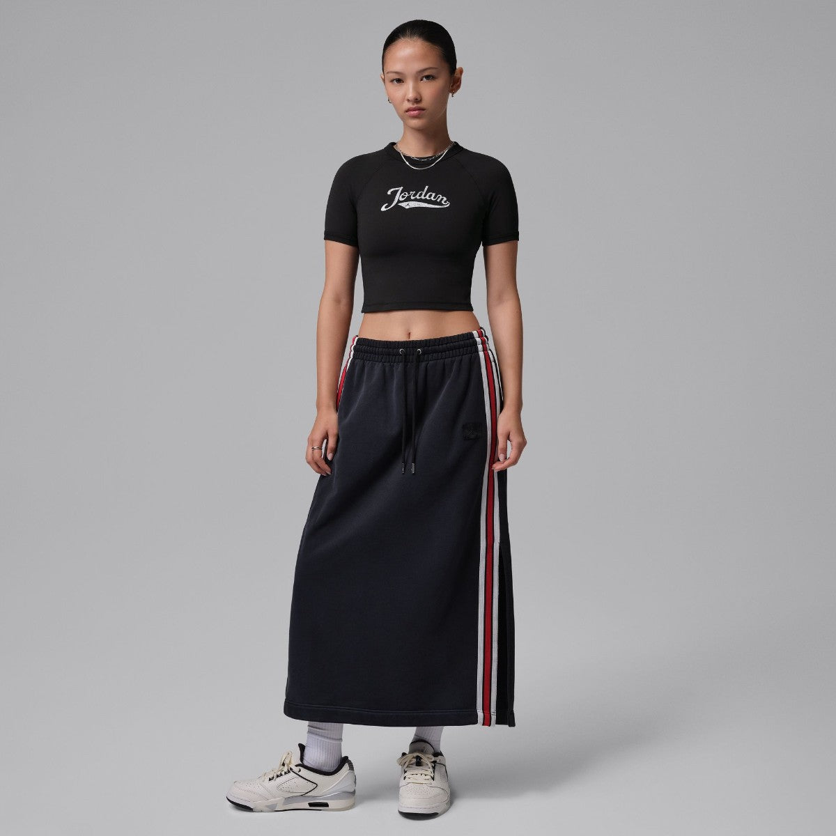 JORDAN BRAND Short Sleeve Top ジョーダンブランド ウィメンズ ショートスリーブ トップ IM7378【レディース 半袖トップス カジュアルウェア コットン素材 ルーズフィット 26FW】