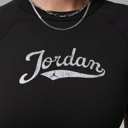 JORDAN BRAND Short Sleeve Top ジョーダンブランド ウィメンズ ショートスリーブ トップ IM7378【レディース 半袖トップス カジュアルウェア コットン素材 ルーズフィット 26FW】