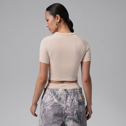JORDAN BRAND Short Sleeve Top ジョーダンブランド ウィメンズ ショートスリーブ トップ IM7378【レディース 半袖トップス カジュアルウェア コットン素材 ルーズフィット 26FW】