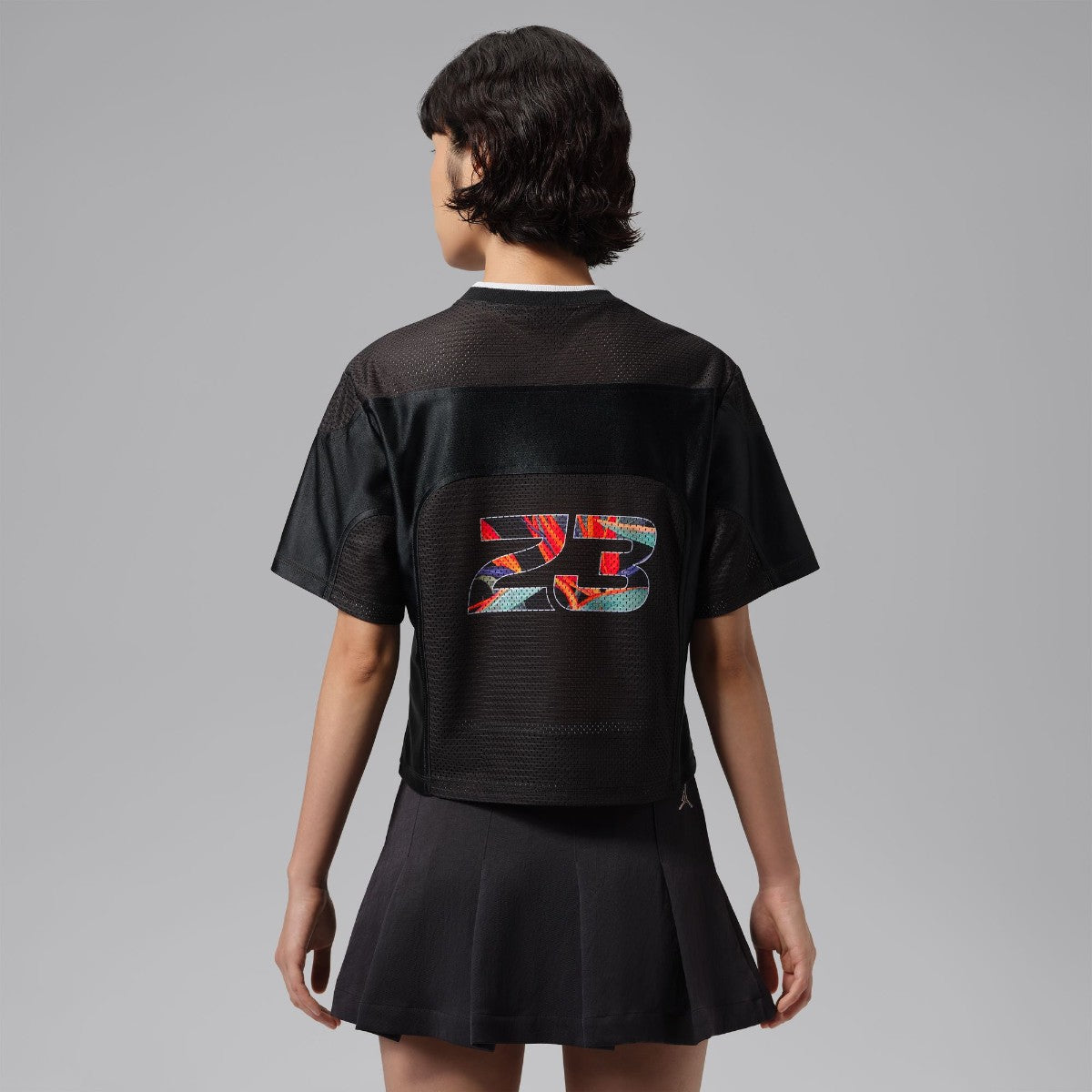 JORDAN BRAND Jordan Flight ジョーダンブランド ジョーダン フライト IV5221【レディース 半袖Tシャツ ユニホーム V字ネック メッシュ 通気性 26FW】