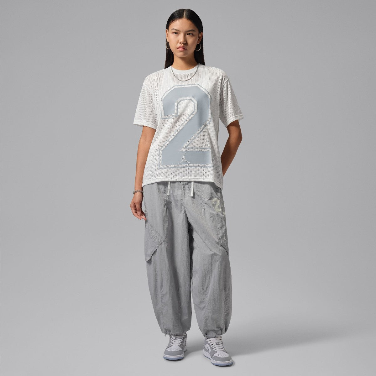 JORDAN BRAND Cropped Parachute Pants ジョーダンブランド クロップド パラシュートパンツ IW1306【レディース ナイロンパンツ デザイン性 26FW】
