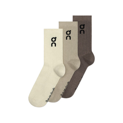 On Logo Sock High 3P オン ロゴソックス ハイ 3P 2UF10314953【レディース スポーツソックス ランニングソックス 高機能ソックス クッションソックス 26FW】