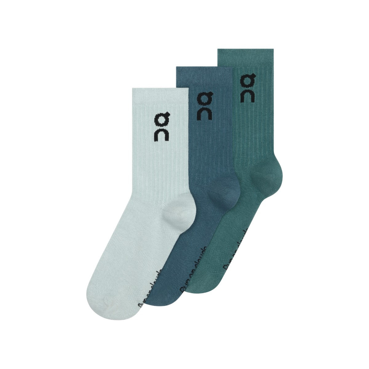 On Logo Sock High 3P オン ロゴソックス ハイ 3P 2UF10315057【レディース スポーツソックス ランニングソックス 高機能ソックス クッションソックス 26FW】