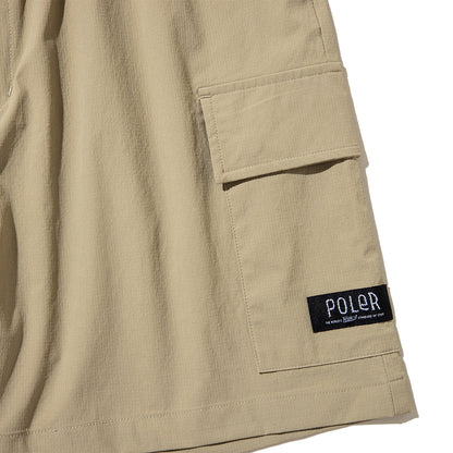 POLER RELAX CARGO SHORTS ポーラー リラックス カーゴ ショーツ 261MCV0033【メンズ 吸湿速乾 ストレッチ 水陸両用 軽量 通気性 快適 26SS】