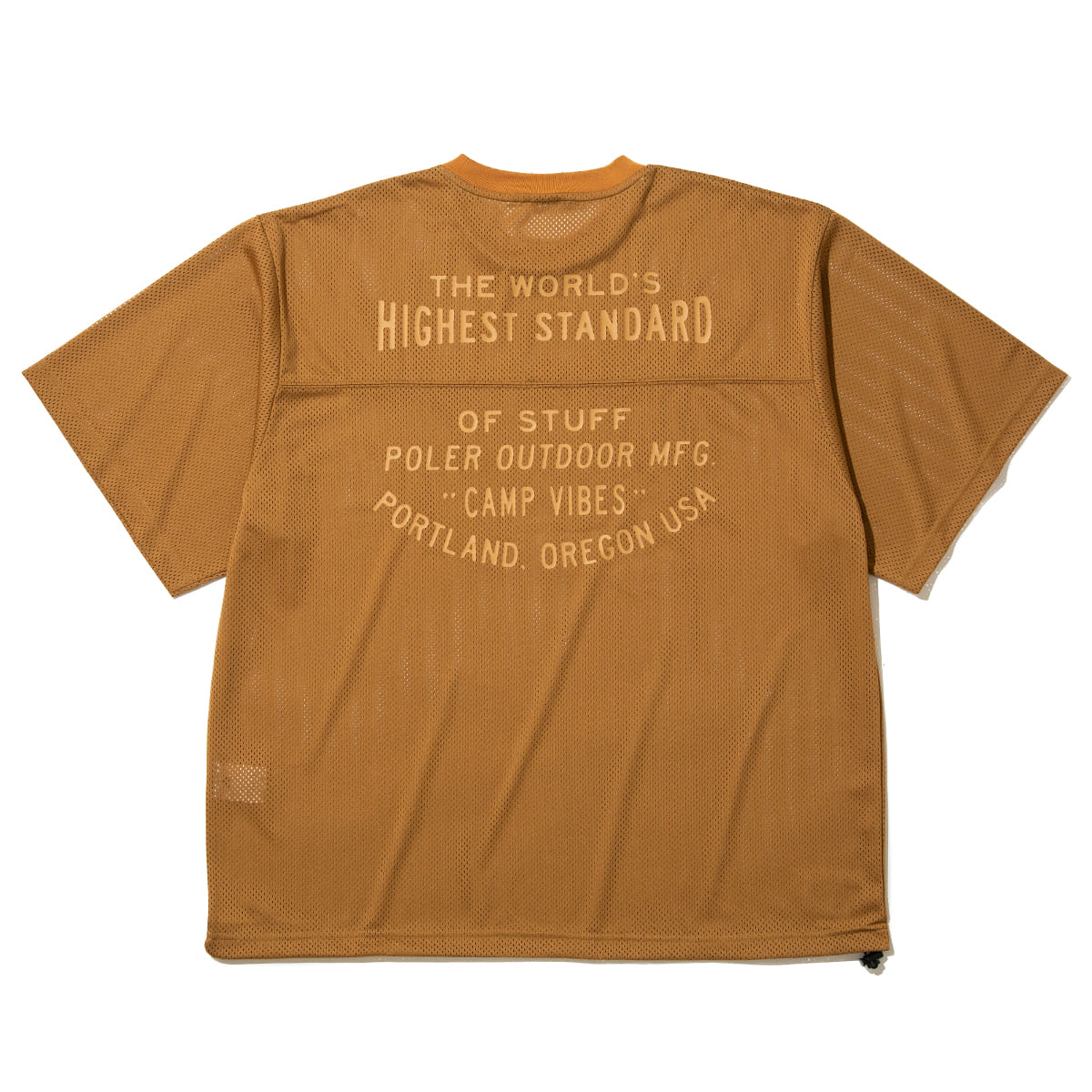 POLER MESH BAGGY S/S ポーラー メッシュ バギー ショートスリーブ 261MCV0035【メンズ 通気性 メッシュ素材 バギーシルエット 半袖 プルオーバー 26SS】