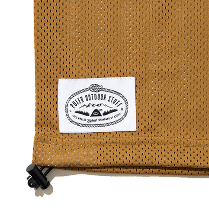 POLER MESH BAGGY S/S ポーラー メッシュ バギー ショートスリーブ 261MCV0035【メンズ 通気性 メッシュ素材 バギーシルエット 半袖 プルオーバー 26SS】