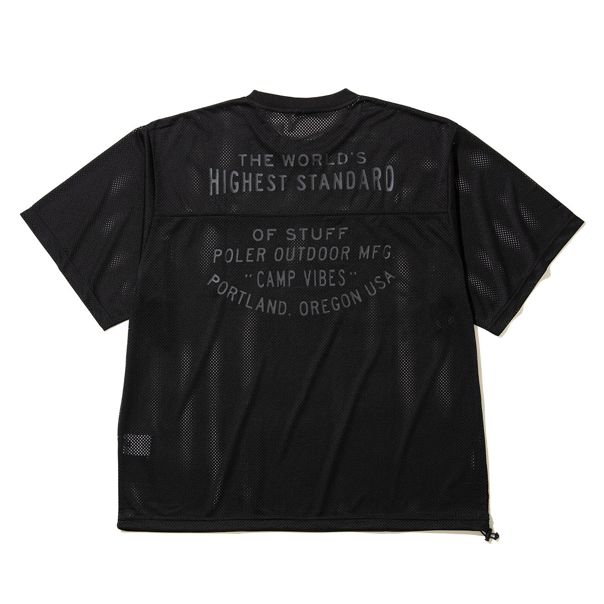 POLER MESH BAGGY S/S ポーラー メッシュ バギー ショートスリーブ 261MCV0035【メンズ 通気性 メッシュ素材 バギーシルエット 半袖 プルオーバー 26SS】