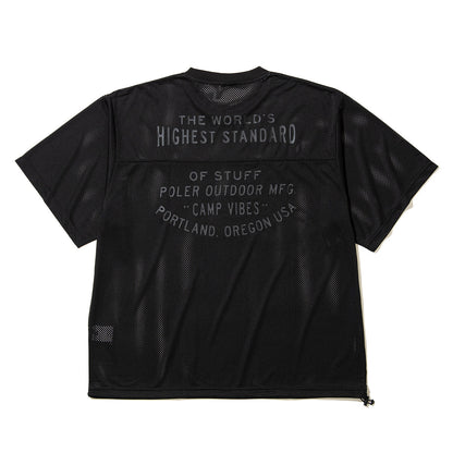 POLER MESH BAGGY S/S ポーラー メッシュ バギー ショートスリーブ 261MCV0035【メンズ 通気性 メッシュ素材 バギーシルエット 半袖 プルオーバー 26SS】