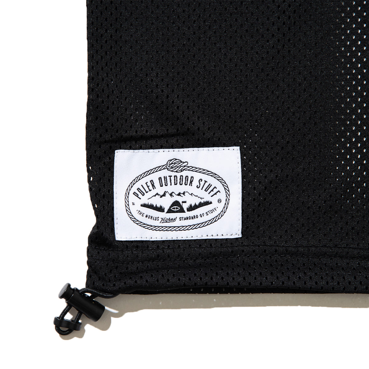 POLER MESH BAGGY S/S ポーラー メッシュ バギー ショートスリーブ 261MCV0035【メンズ 通気性 メッシュ素材 バギーシルエット 半袖 プルオーバー 26SS】