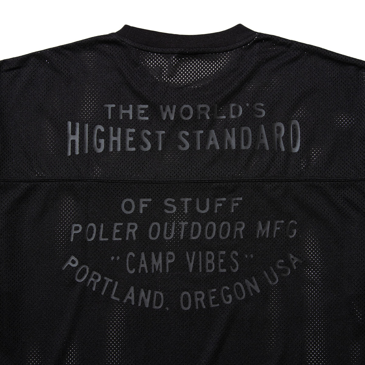 POLER MESH BAGGY S/S ポーラー メッシュ バギー ショートスリーブ 261MCV0035【メンズ 通気性 メッシュ素材 バギーシルエット 半袖 プルオーバー 26SS】