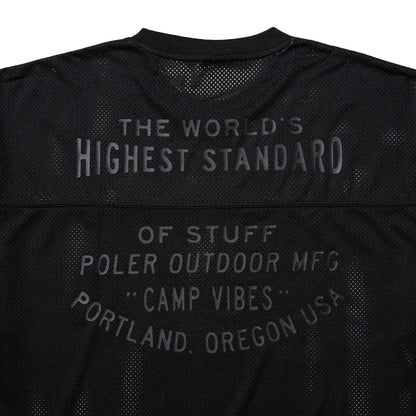 POLER MESH BAGGY S/S ポーラー メッシュ バギー ショートスリーブ 261MCV0035【メンズ 通気性 メッシュ素材 バギーシルエット 半袖 プルオーバー 26SS】