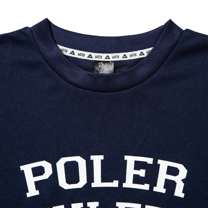 POLER QUICK DRY MESH TEE ポーラー クイックドライ メッシュ ティー 261MCV0036【メンズ スポーツ アウトドア アクティブ デイリーユース 半袖Tシャツ 26SS】