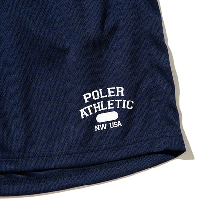 POLER QUICK DRY MESH SHORT ポーラー クイックドライ メッシュ ショーツ 261MCV0037【メンズ スポーツ アウトドア アクティブ デイリーユース メッシュ ショーツ 26SS】