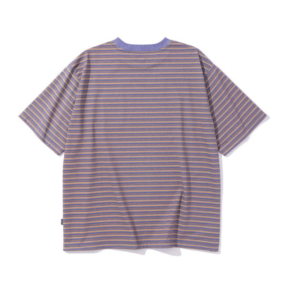 POLER COOL TOUCH 90'S STRIPE S/S TEE ポーラー クールタッチ ナインティーズ ストライプ ショートスリーブ ティー 261MCV0047【メンズ クールタッチ ナインティーズ ストライプ 半袖Tシャツ 26SS】