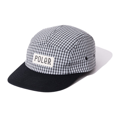 POLER CHECK 5P CAP ポーラー チェック 5パネル キャップ 261MCV0078【メンズ チェック 5パネル キャップ チェックキャップ 5パネルキャップ 26SS】