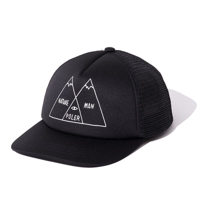 POLER VENN MESH CAP ポーラー ヴェン メッシュ キャップ 261MCV0085【メンズ ヴェン メッシュ キャップ メッシュ ベン図グラフィック 26SS】
