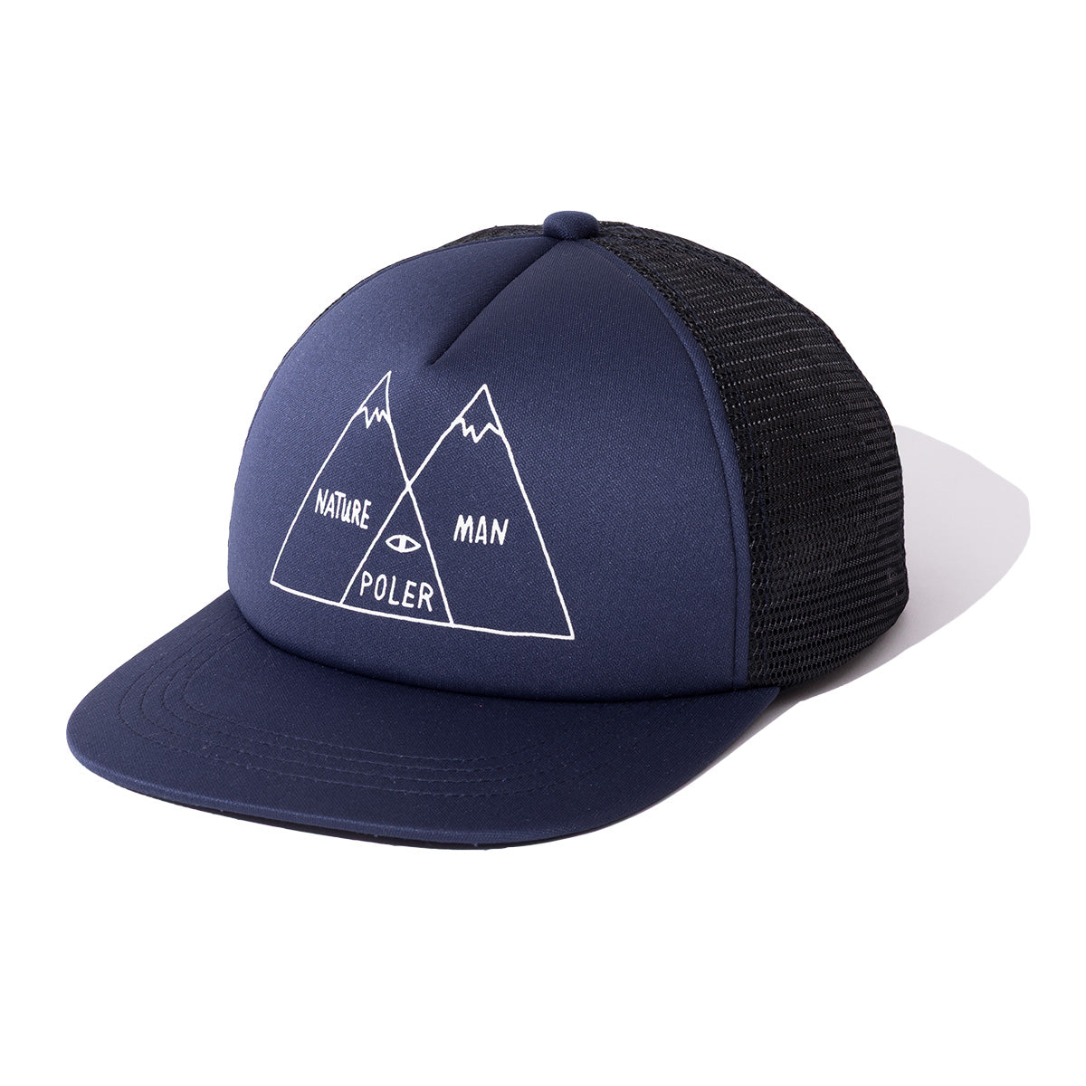 POLER VENN MESH CAP ポーラー ヴェン メッシュ キャップ 261MCV0085【メンズ ヴェン メッシュ キャップ メッシュ ベン図グラフィック 26SS】