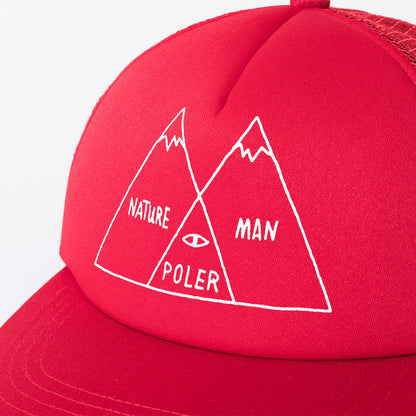 POLER VENN MESH CAP ポーラー ヴェン メッシュ キャップ 261MCV0085【メンズ ヴェン メッシュ キャップ メッシュ ベン図グラフィック 26SS】